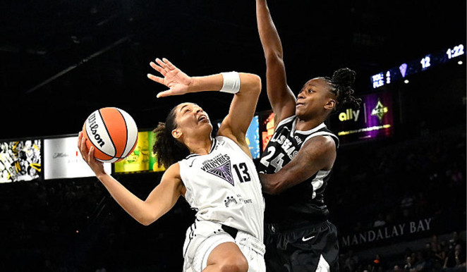 Aces' Jewell Loyd comes alive, Ends Valkyries 3-Game Win Streak