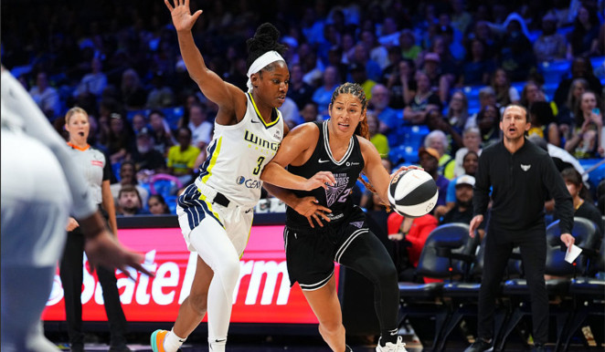 Valkyries Fall Short Against Wings in Road Loss