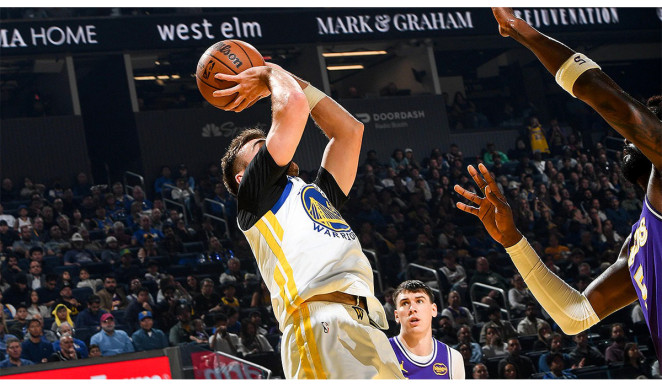 Warriors fizzle out in home finale to Lakers 119-103