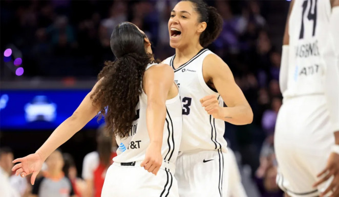 Valkyries earn first road win against Sparks