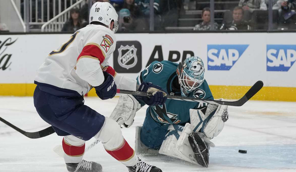 Sharks Struggle in 7-2 Loss to Panthers, Extend Losing Streak to Six